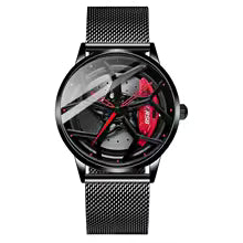 RSQ8 Sports Wheel Rim Quartz Watch
