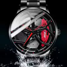 RSQ8 Sports Wheel Rim Quartz Watch