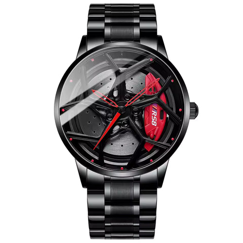 RSQ8 Sports Wheel Rim Quartz Watch